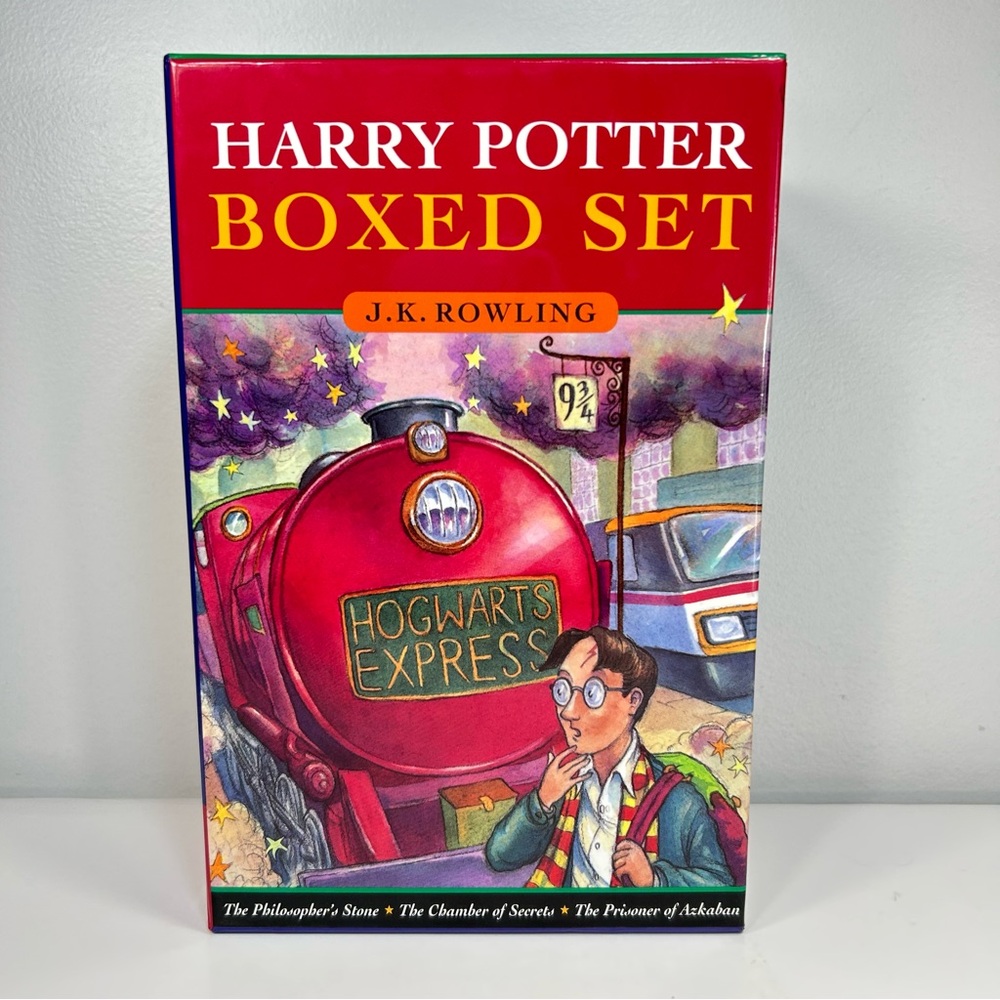 Harry Potter Box Set 1-3 Hardcover WAND Error Double Print Raincoast Book Canada